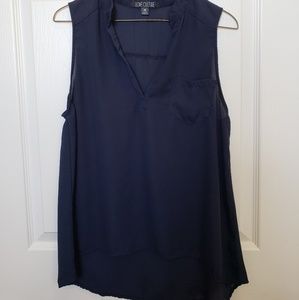 Love Culture Navy Blouse